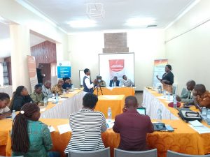 Lawyer Jennifer Atuheire form FIDA U.G Addresses the Dialogue on Human Rights and Civil Competence in Kigezi Sub-Region-min