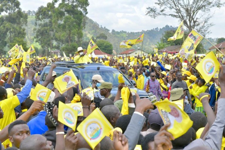 President Yoweri Museveni Campaigns in Kisoro