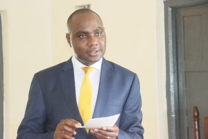 State Minister of Finance Henry Musasizi Addressing Rubanda District Council